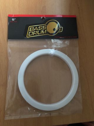 Port. Bombo 5" Bass Drum Blanco