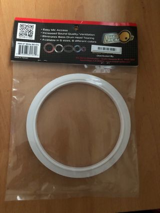 Port. Bombo 5" Bass Drum Blanco