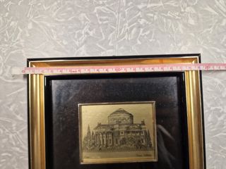 Quadretto Città di Como in metallo