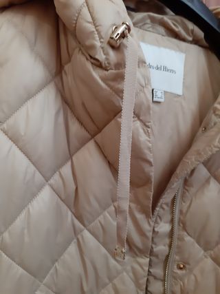 Abrigo acolchado Pedro del Hierro beige