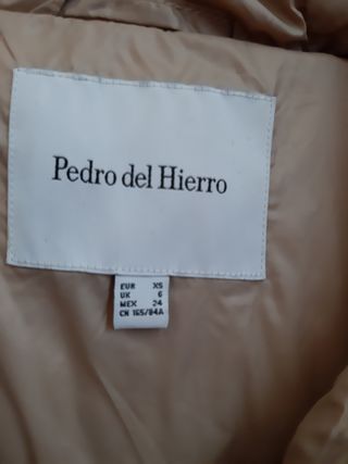 Abrigo acolchado Pedro del Hierro beige