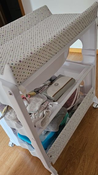Cambiador Bebe con Bañera