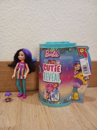 Lote 2 Muñecas Mini Barbie Cutie Reveal