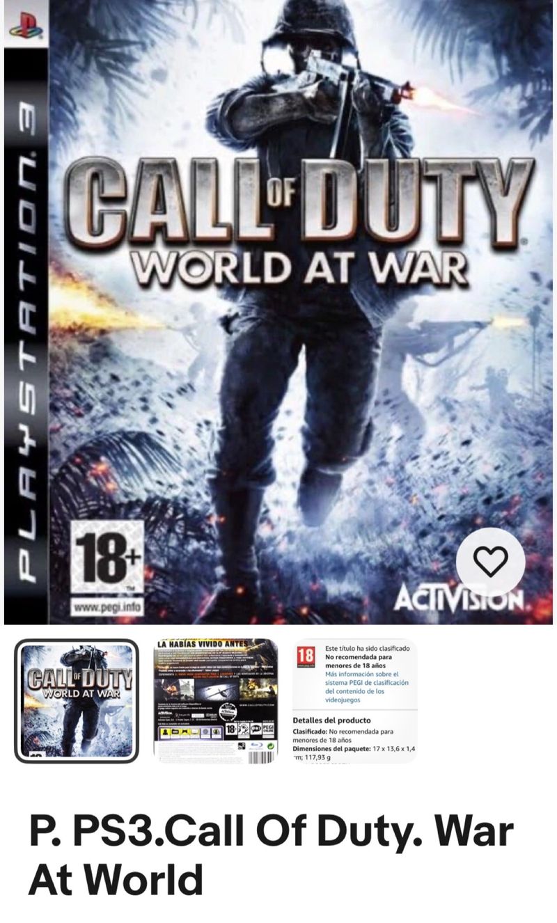 Imagen de PS3 Call Of Duty: World at War