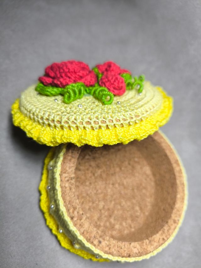 Joyero de corcho forrados