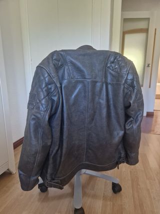 Chaqueta cuero moto Revit Urban Cordite talla 54.