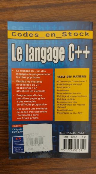 Langage C++