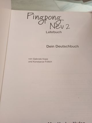PINGPONG NEU 2 Lehrb. (alum.)+ CD (2) (Ping Pon...