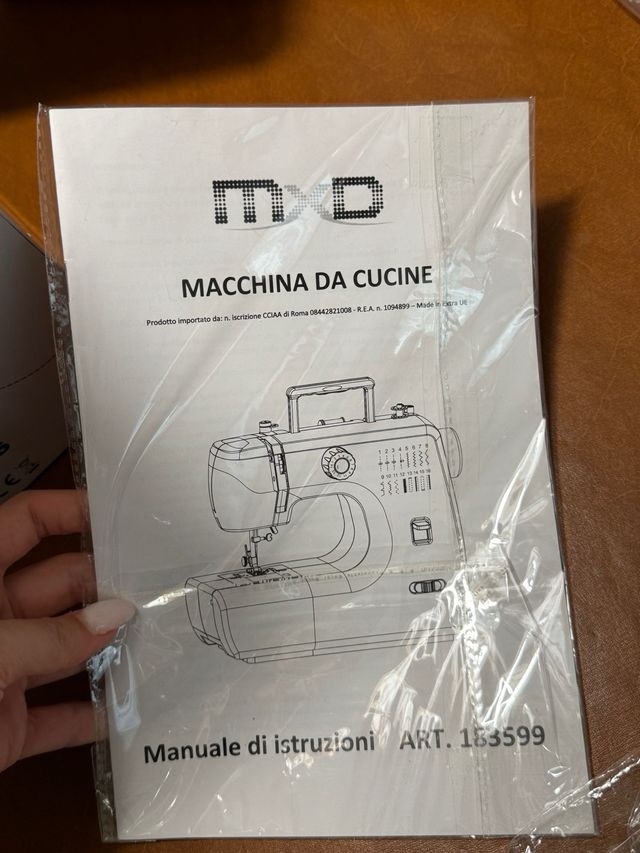 Macchina da cucire MXD - 2 velocità