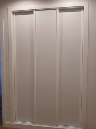 3 puertas armario empotrado blanco