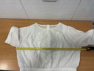 Blusa Mango blanca crop