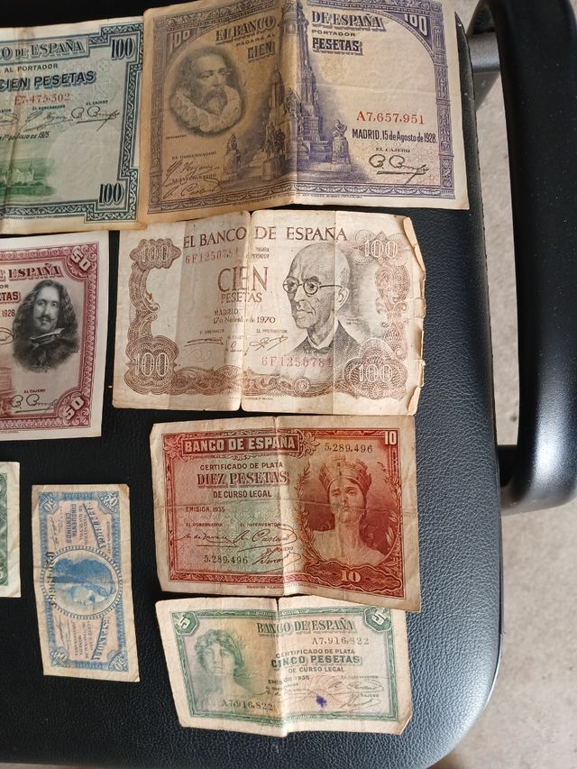 Billetes antiguos España