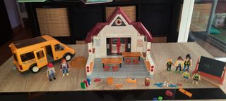 Playmobil: Autobús escolar y colegio