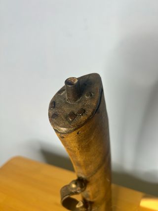 Polveriera da caccia antica 