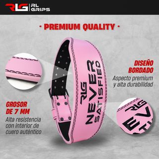Cinturón Levantamiento Pesas de Piel para Gimnasio