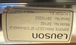 Soporte TV Lauson - Pared