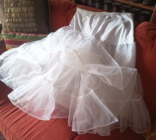 Enaguas can-can blancas
