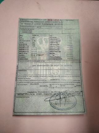 Oportunidad.Caravana ligera <750kg con documentac.