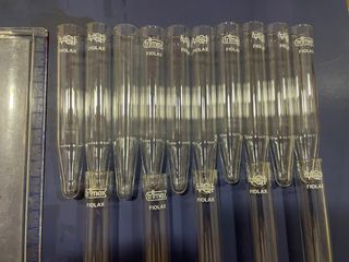 Tubos centrífuga Fiolax (15 unidades)