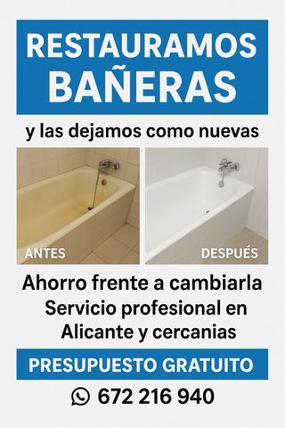 Renovación de bañeras