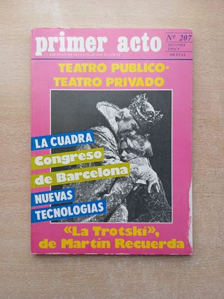 Lote de 7 revistas de Primer Acto.