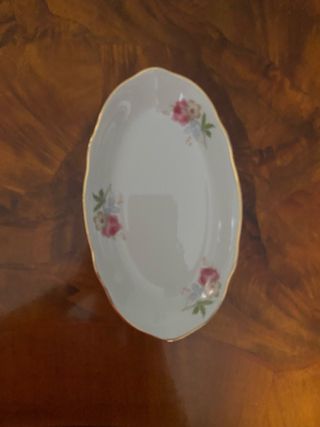 Piattino Monopoli Porcellana Italia 20x12x3