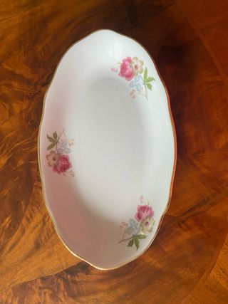 Piattino Monopoli Porcellana Italia 20x12x3