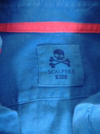 Camisa Scalpers niño azul 10_12 años