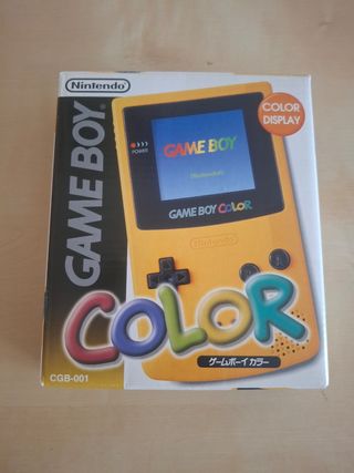 Game Boy Color Amarillo - CGB-001 japonesa Leer