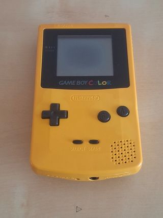 Game Boy Color Amarillo - CGB-001 japonesa Leer