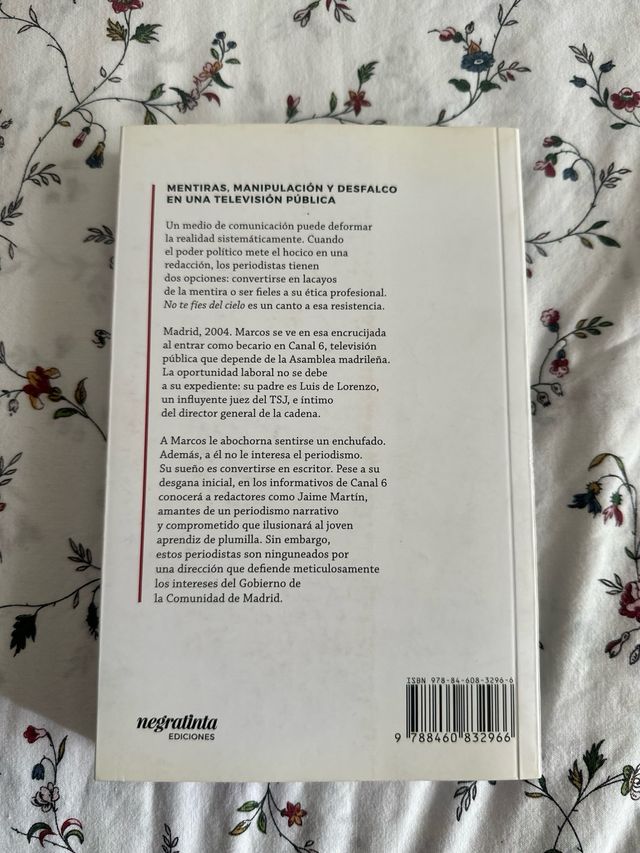 Libro No te fíes del cielo de Javier Mayoral