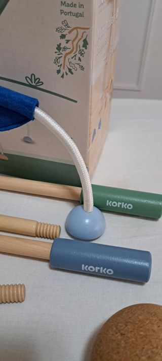 Croquet Korko Mini Mallets set NUEVO de corcho