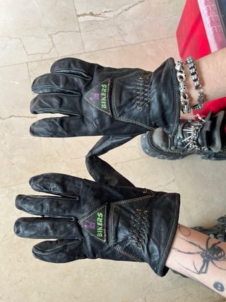 Guantes moto piel Bikers