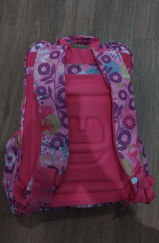 Mochila escolar infantil flores