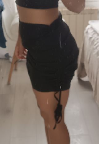 Mini falda negra - Fiesta
