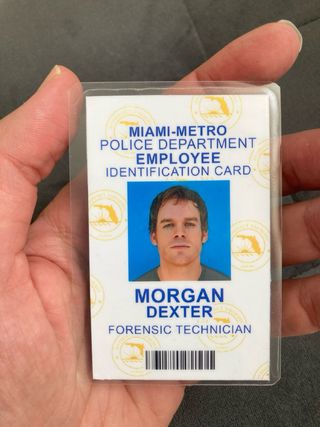 Prop Replica Badge Morgan Dexter