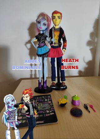 Monster High - Abbey e Heath a scuola