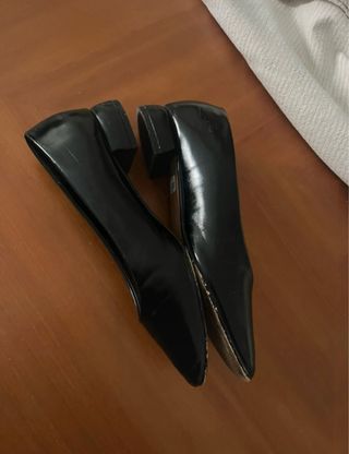 Zapatos Sfera negros tacón bajo