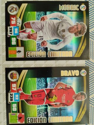 Modric y Bravo Edición Limitada Adrenalyn 2015