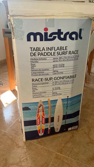 Tabla Paddle Surf Mistral Race hinchable