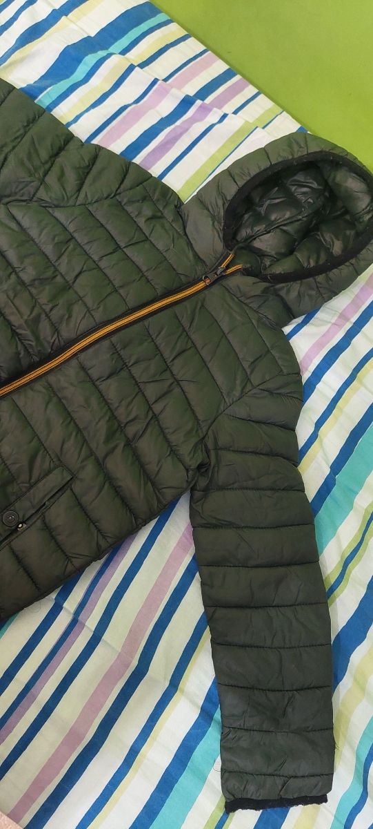 Giubbotto Invernale Leggero Verde