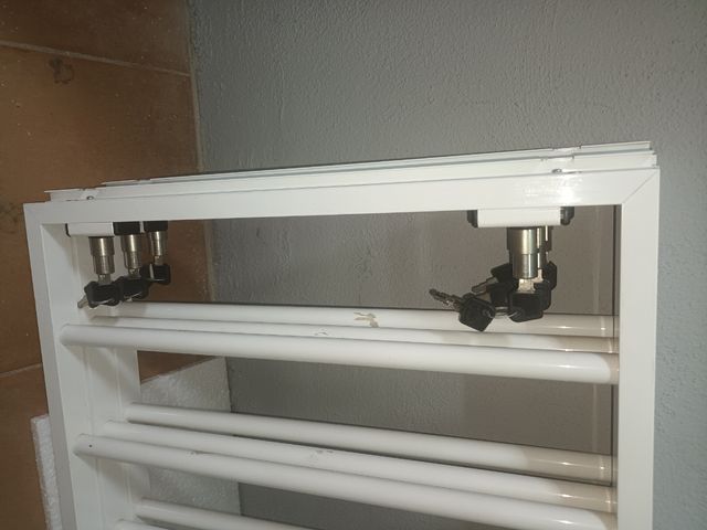 Reja infantil aluminio blanco