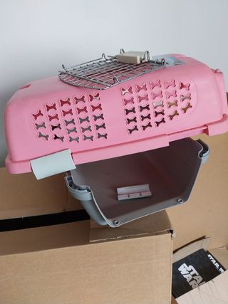 Transportín Mascotas Rosa