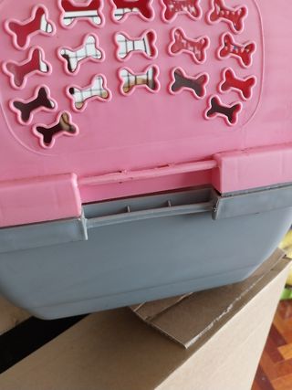 Transportín Mascotas Rosa