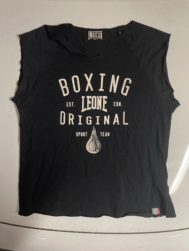 Camiseta Leone Boxing negra