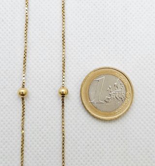 Cadena Gargantilla de Oro 18K, Veneciana, 6,24gr