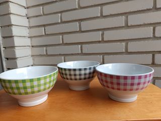 3 ciotole per la colazione 