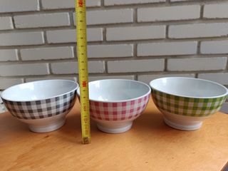 3 ciotole per la colazione 