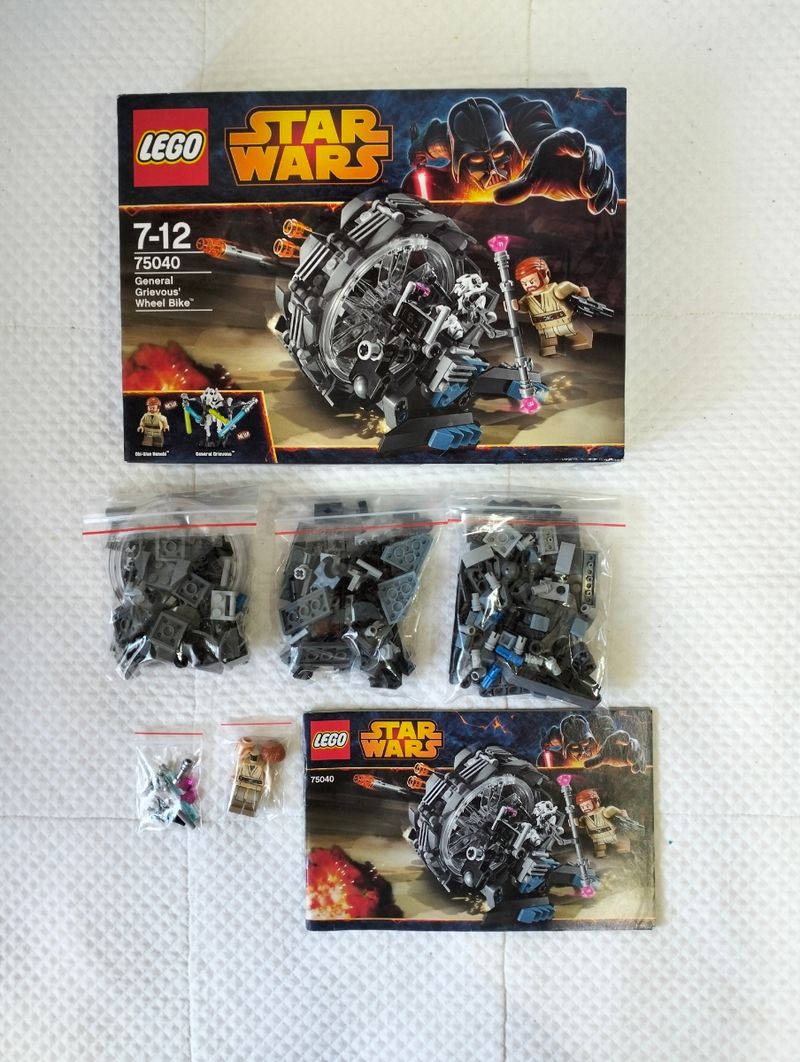 LEGO Star Wars 75040-General Grievous' Wheel Bike de segunda mano