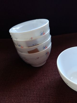 6 Tazones Arcopal Vintage,nuevos